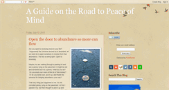 Desktop Screenshot of blog.peaceguide.com