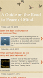 Mobile Screenshot of blog.peaceguide.com